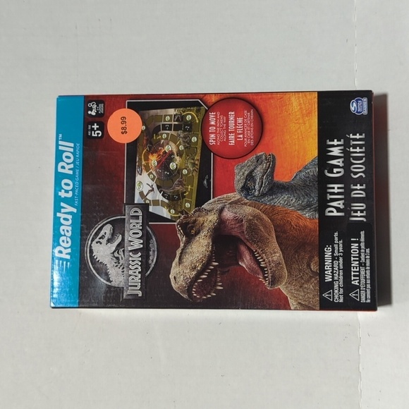 Spinmaster Jurassic World Ready to Roll Path Game - New in Sealed Box - Picture 1 of 7